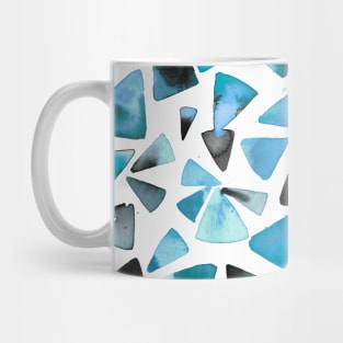 Watercolor Modern Triangles Mug